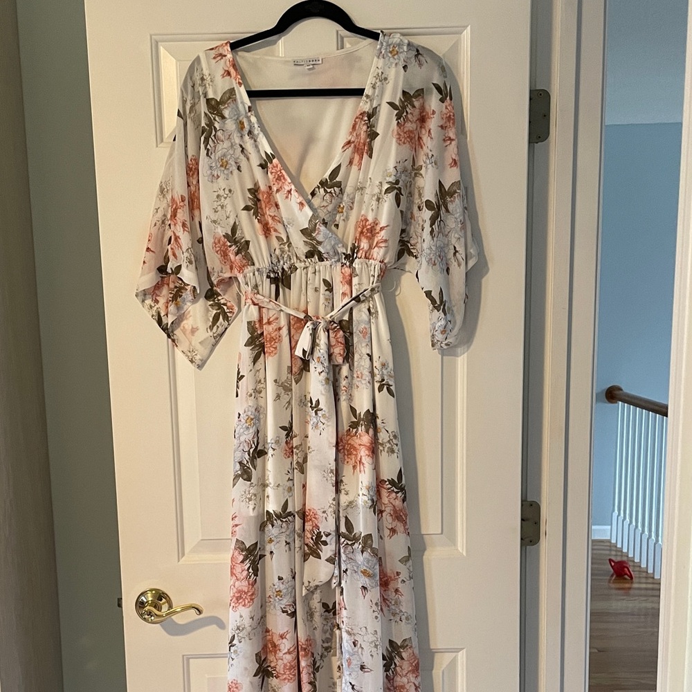 Baltic Born White Kimono Dress